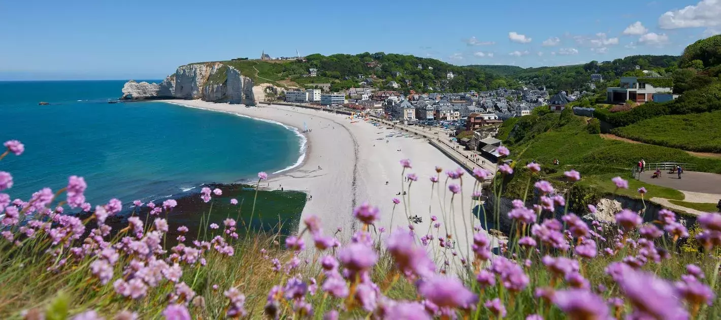 Etretat on the coast of Normandy